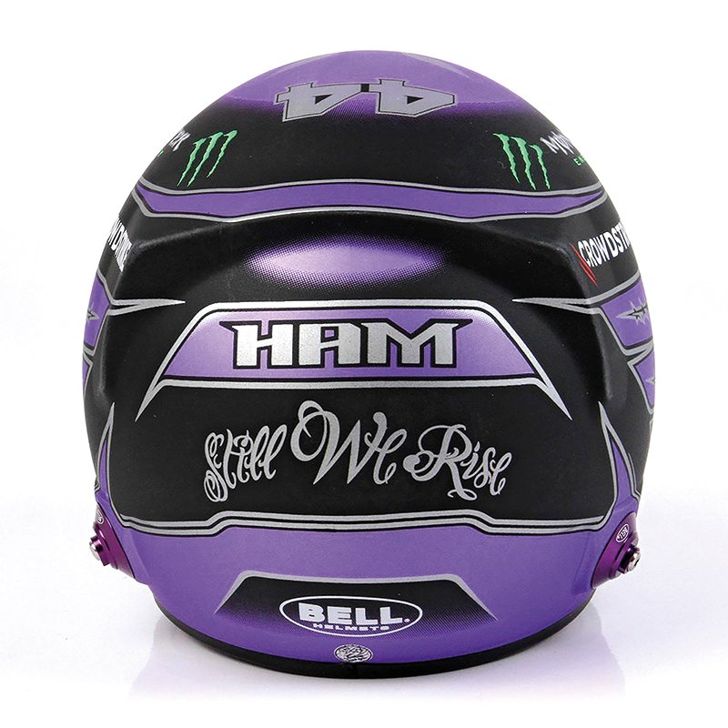 Bell Hamilton 2021 helmet back